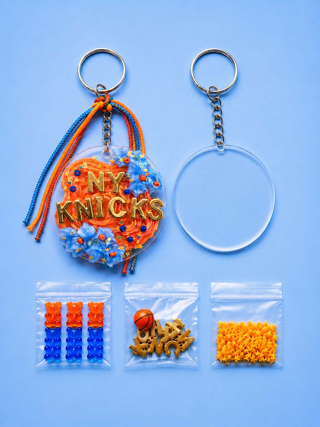 Knicks-Inspired Keychain Add-On Kit