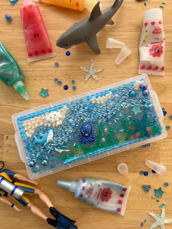 7. Ocean-Themed Pencil Cases